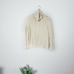 [Charter Club] Ivory Turtle Neck Lambswool Cottagecore Long Sleeve Sweater